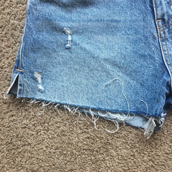 Revice Distressed Cutoff Denim Shorts - Size 27 - Picture 3 of 16